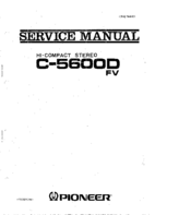 Pioneer C-5600DFV Service Manual