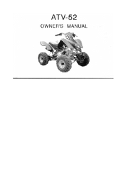 Roketa ATV-52 Owner's Manual