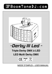 BoomToneDJ Derby III Led User Manual