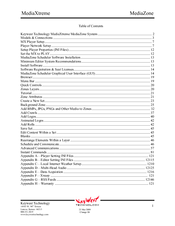 KeyWest Technology MXS-MZRV Manual
