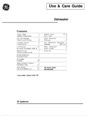 GE GSC470 Use And Care Manual