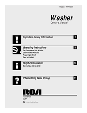 Rca YIXR1060T Owner's Manual