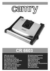 camry CR 6603 User Manual