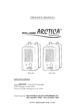 JBJ Lighting nano ARCTICA DBI-038 Owner's Manual