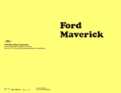 Ford 1974 Maverick Owner's Manual