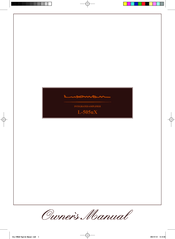 Luxman L-505uX Owner's Manual