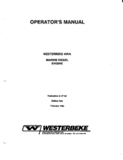 Westerbeke 40NA Operator's Manual