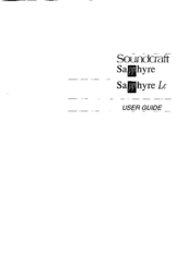 SoundCraft Sapphyre User Manual