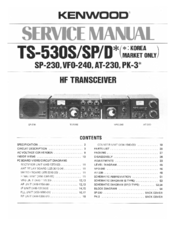 Details about   Trio HF Transceiver Model TS-530SP Instruction Manual 