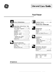 GE FP9 Use And Care Manual