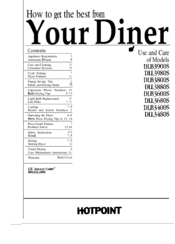 Hotpoint DLB3900S Use And Care Manual