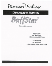 Pioneer Eclipse BuffStar SS2015HV Operator's Manual