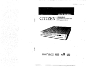 Citizen C201DVD User Manual