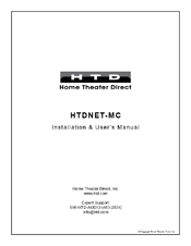 HTD HTDNET-MC Installation & User Manual