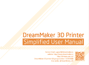 Panasonic 3d Printer Simplified User Manual