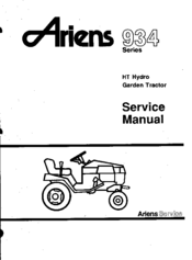 Ariens HT Hydro Service Manual
