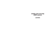 Shelby 650R Owner's Manual