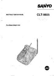 Sanyo CLT-9655 Instruction Manual