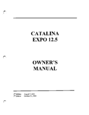 Catalina Expo 12.5 Owner's Manual