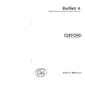 Clifford Bullet 4 User Manual