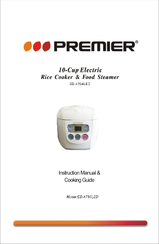 Premier ED-4764LED Instruction Manual & Cooking Manual