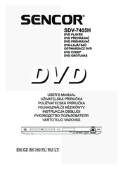 Sencor SDV-7405H User Manual