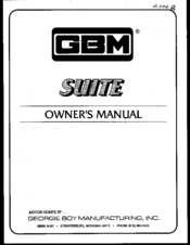 GBM Suite Owner's Manual