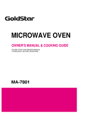 Goldstar MA-7801 Owner's Manual