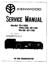 Kenwood SP-120 Service Manual