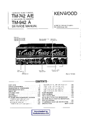 Kenwood TM-742 A/E Service Manual