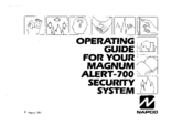 NAPCO Magnum Alert-700 Operating Instructions Manual