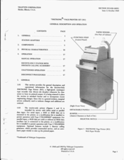 Teletype INKTRONIC Operator's Manual