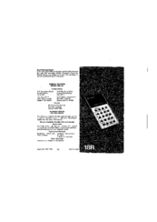 Rockwell 18R User Manual