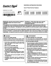 Comfort Flame AuroraCD35DEN Installation And Operation Instructions Manual