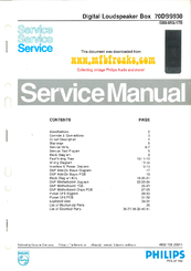 Philips 70DSS930 Service Manual