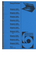 Bang & Olufsen Beogram 3000 5901 Service Manual