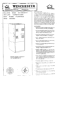Winchester WUn Series Installation Instructions Manual
