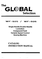 Global WF-925 Instruction Manual