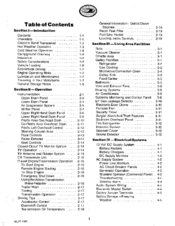 Blue Bird Wanderlodge 1987 Owner's Manual