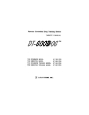 DT-GoodDog ST 100 PRO Owner's Manual