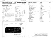 Roland RAS-770 Service Notes