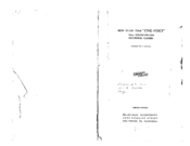 Auricon Hollywood Cine-Voice User Manual