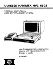 Hanimex Rameses HVC 6502 Manual