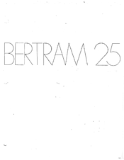 Bertram 25 Owner's Manual