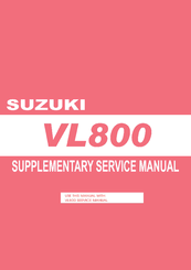 Suzuki 2005 VL800K5 Supplementary Service Manual