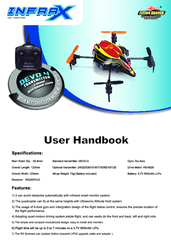 Walkera InfraX User Handbook Manual