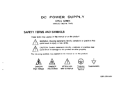 Good Will Instrument GPS-S Series User Manual