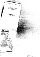 Casio My Magic Diary JD-5000 Operation Manual