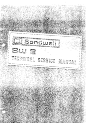 Bondwell BW 2 Technical & Service Manual