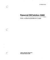 DEC Personal DECstation 5000 Hardware Installation Manual